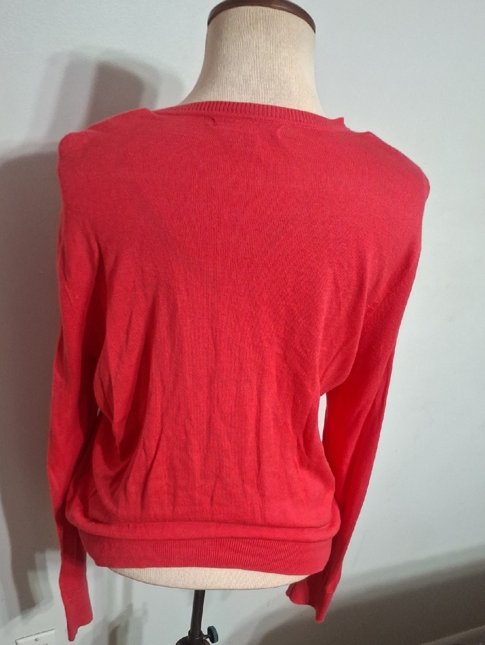 August Silk / Button-Front Cardigan- W Sz - XL - Picture 4 of 6